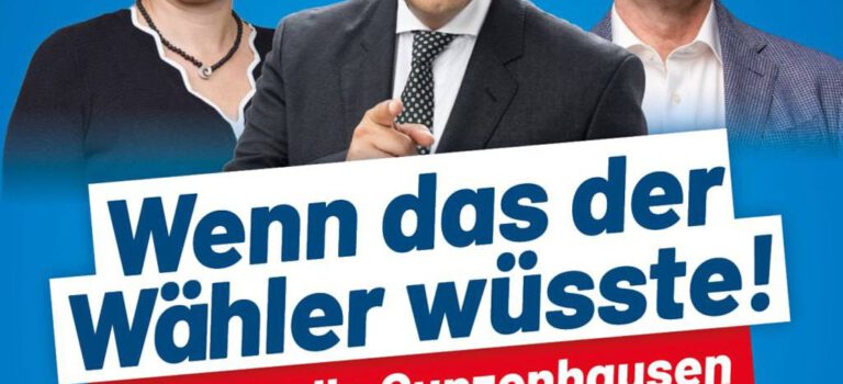 Gunzenhausen: Wenn das der Wähler wüsste! Mit Grosz, Ebner-Steiner und Böhm